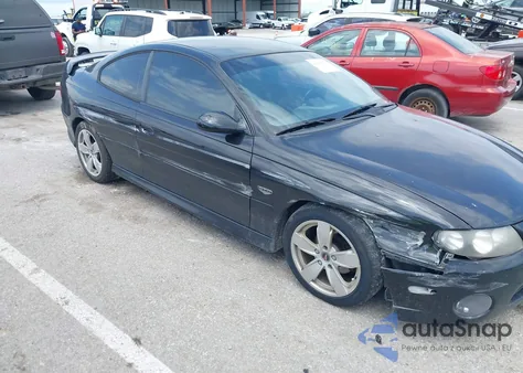 2004 Pontiac Gto z USA, uszkodzony, nr VIN 6G2VX12G14L176780